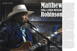 Matthew Robinson: Still a Wild Mustang