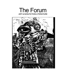 The Forum ART & NON-FICTION LITERATURE