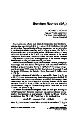 Strontium Fluoride (Srf2)