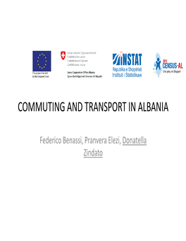 Commuting and Transport in Albania