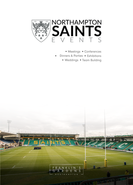 Northampton Saints Events Brochure