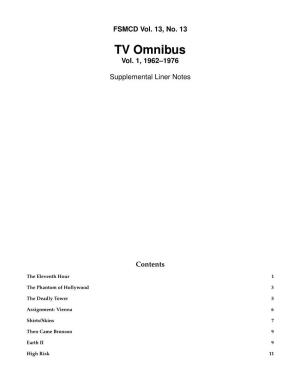 TV Omnibus Vol