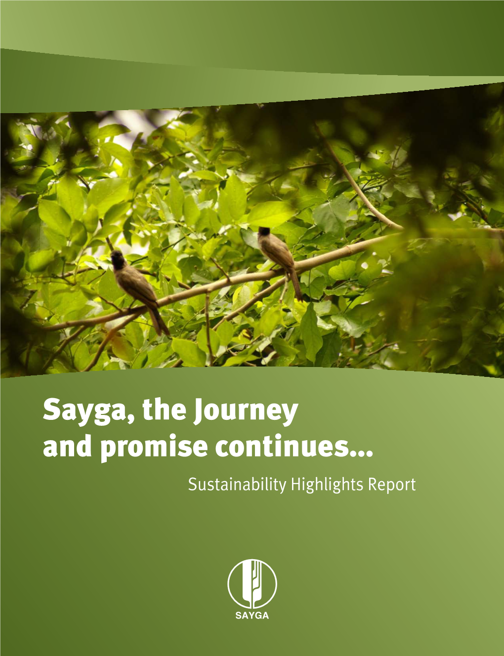 SAYGA CSR Report.Indd