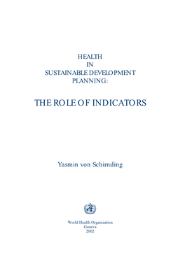 The Role of Indicators