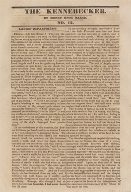 The Kennebecker : September 10, 1829