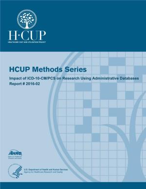 Methods Series Report #2016-02