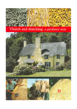 English Heritage Thatch & Thatching