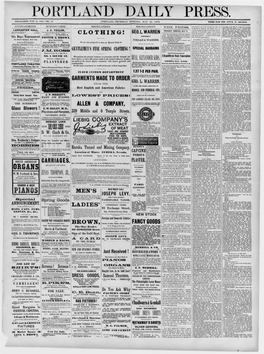 Portland Daily Press: November 29,1881