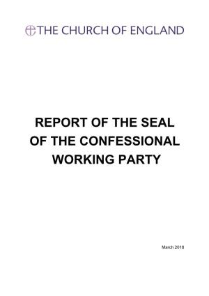 Report of the Seal of the Confessional Working Party