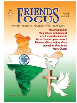 Pray for the Peace of Jerusalem (India) Psalm 122:6