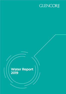 Water Report 2019 Contents