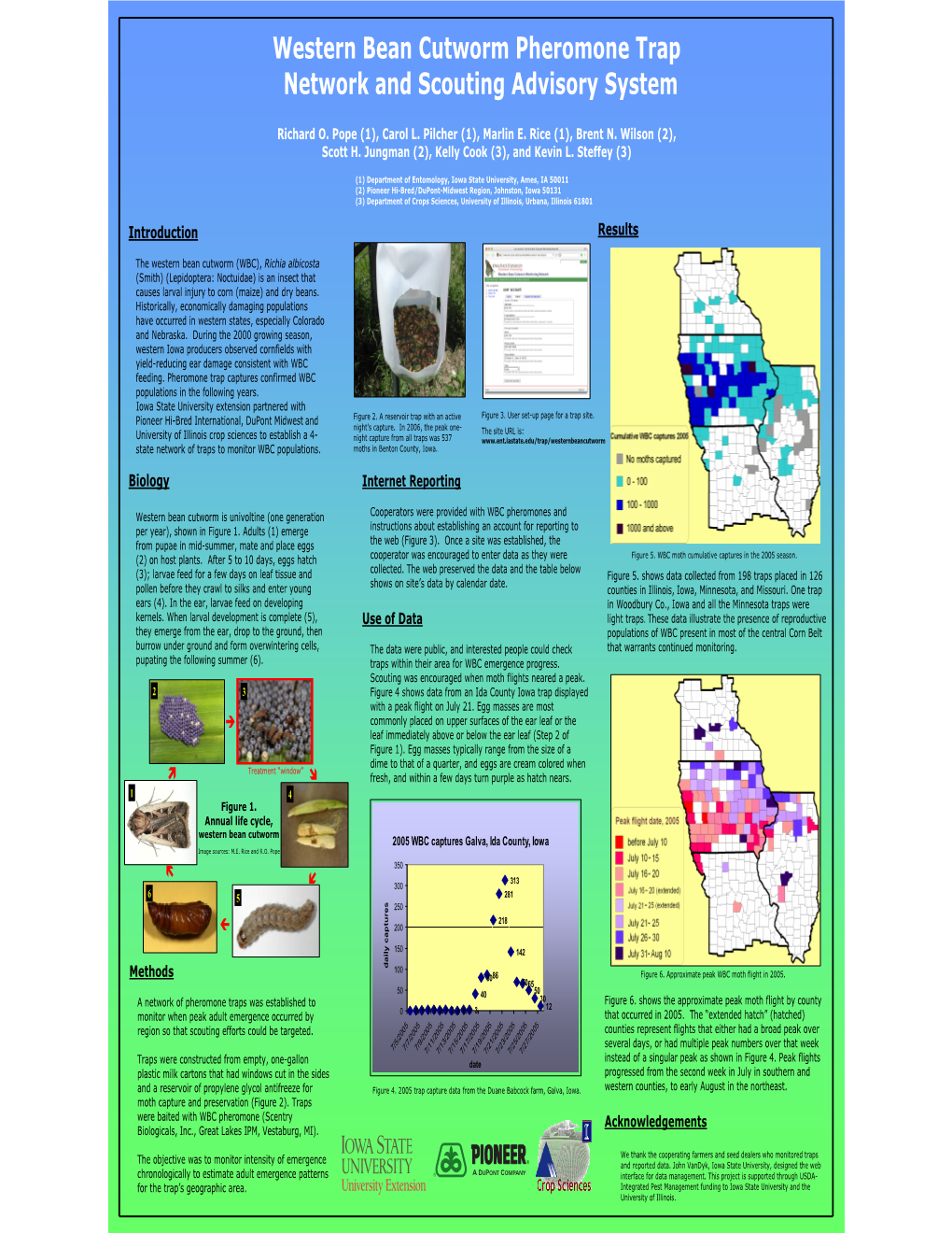 Western Bean Cutworm Pheromone Trap Network and Scouting Advisory System