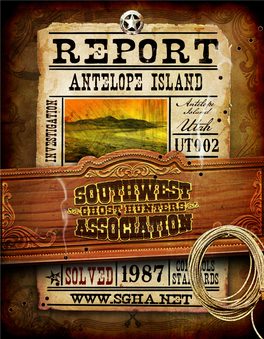 Investigation of Antelope Island