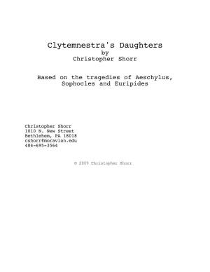 Clytemnestra's Daughters by Christopher Shorr