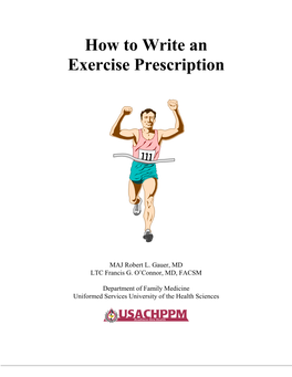 Exercise Prescription