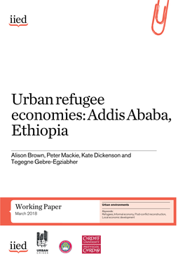 Urban Refugee Economies: Addis Ababa, Ethiopia