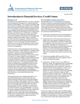 Introduction to Financial Services: Credit Unions