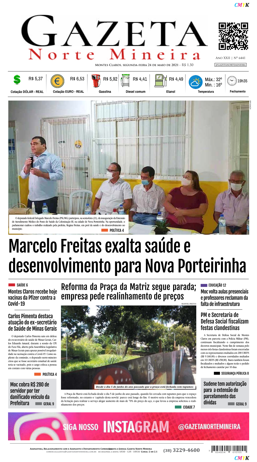 Marcelo Freitas Exalta Saúde E Desenvolvimento Para Nova Porteirinha