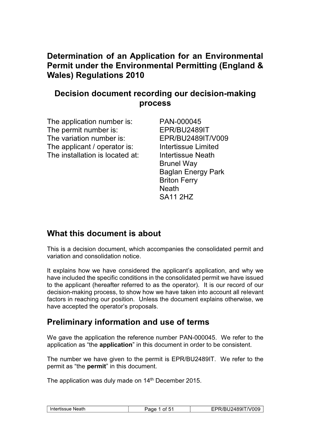 (England & Wales) Regulations