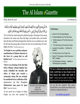 The Al Islam Egazette