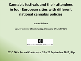 Cannabis Festivals: Social Protest Or a Celebration of Cannabis Culture?