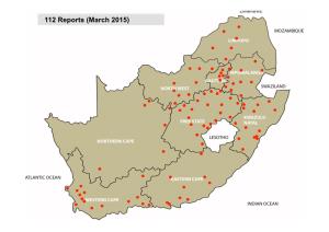 3 Maps of Reports March 2015