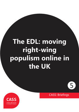 The EDL: Moving Right-Wing Populism Online in the UK