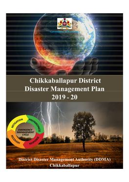 Chikkaballapur District Disaster Management Plan 2019 - 20