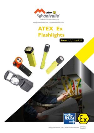 Atex Ex Flashlights Zones 1, 2, 21 and 22
