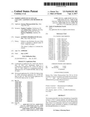 (12) United States Patent (10) Patent No.: US 9,610,321 B2 Comiskey Et Al
