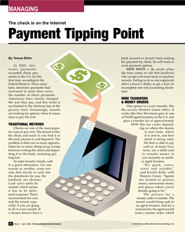 Payment Tipping Point