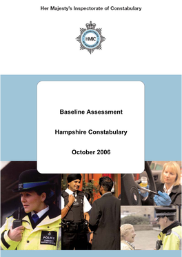 Baseline Assessment Hampshire Constabulary October 2006