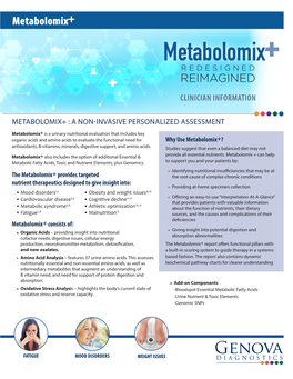 Metabolomix Metabolomix+ REIMAGINED