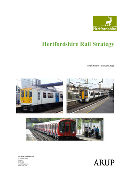 Hertfordshire Rail Strategy
