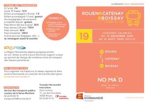 Rouen Catenay Boissay Boissay Catenay Rouen Ligne 19
