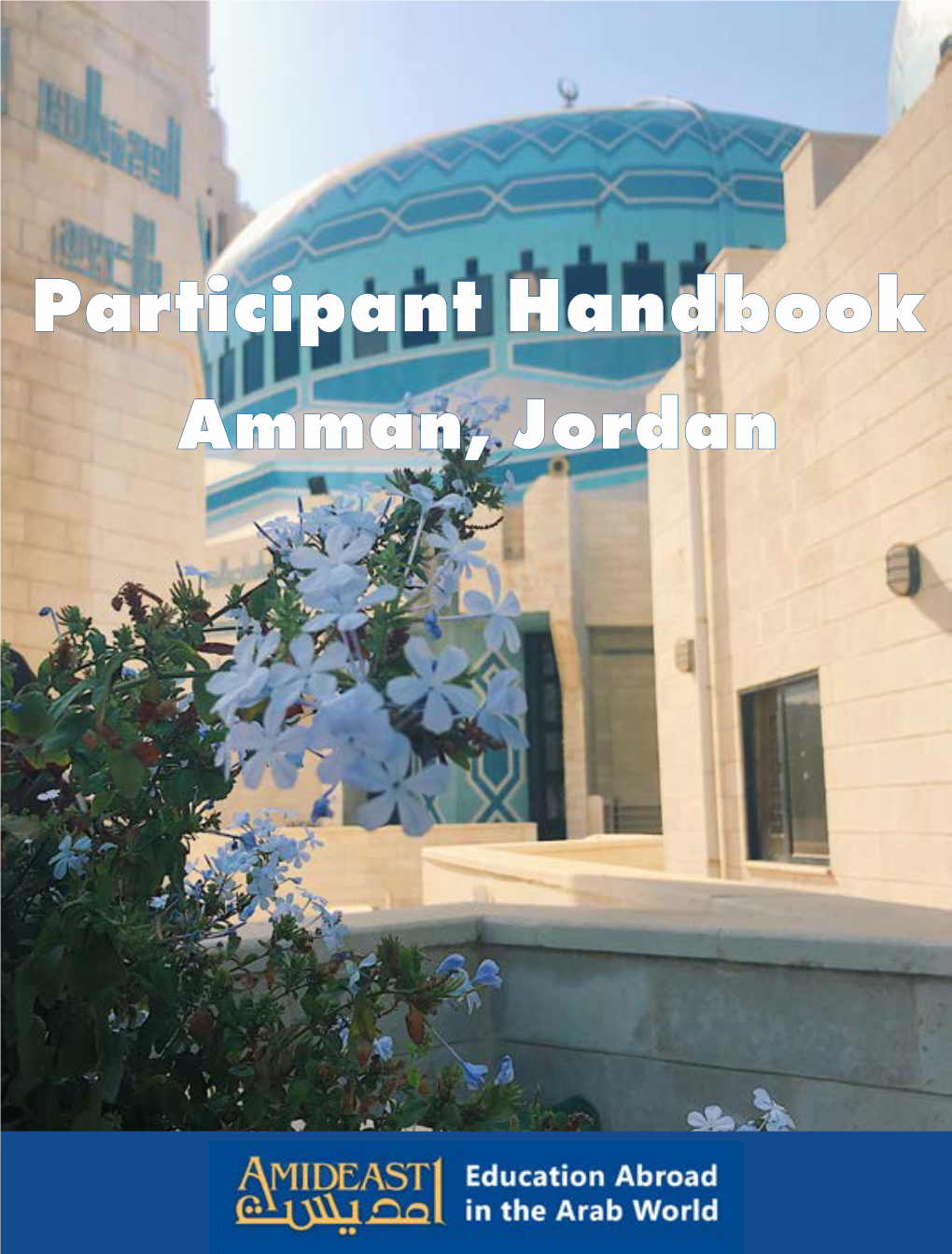 Participant Handbook Amman, Jordan