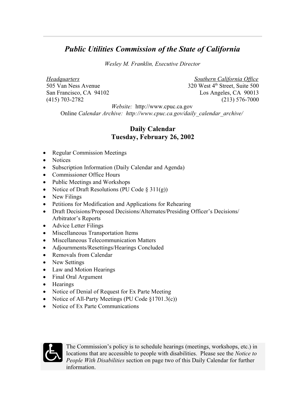 Public Utilities Commission of the State of California s59