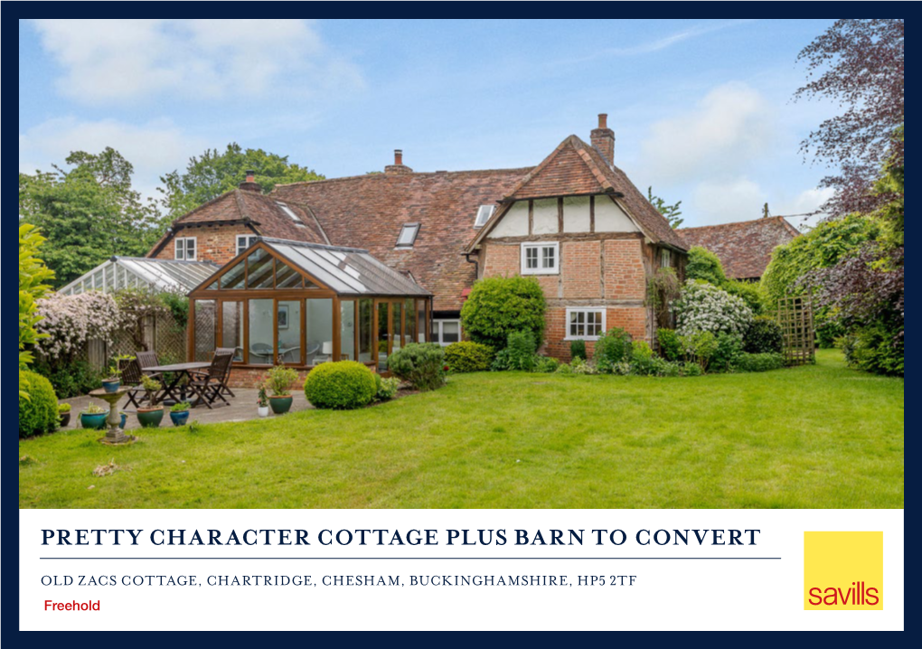 Pretty Character Cottage Plus Barn to Convert