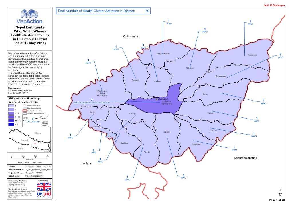 Nepal Earthquake Who, What, Where