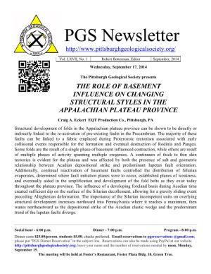 PGS Newsletter