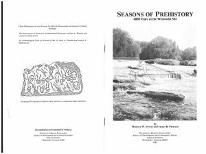 SEASONS of PREHISTORY 4000 Years at the Winooski Site