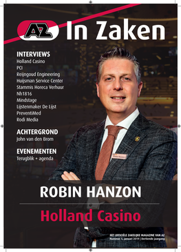 Holland Casino ROBIN HANZON
