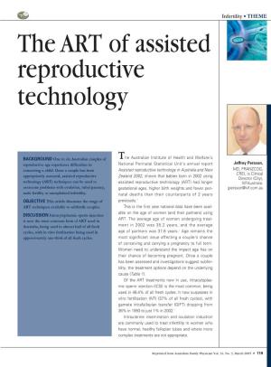 The ART of Assisted Reproductive Technology