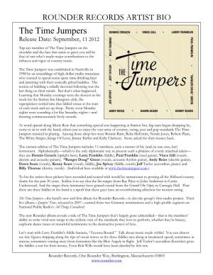 The Time Jumpers Release Date: September, 11 2012