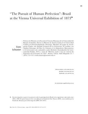 Brazil at the Vienna Universal Exhibition of 1873Ï