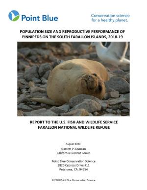 Population Size and Reproductive Performance of Seabirds on Southeast Farallon Island, 2002