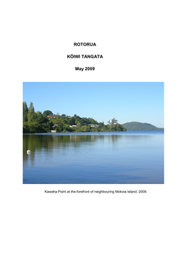 ROTORUA KÖIWI TANGATA May 2009