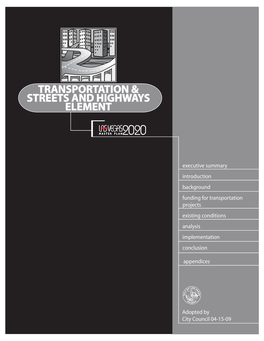 Transportation & Streets and Highways Element