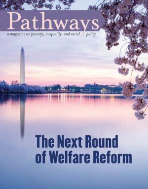 The Next Round of Welfare Reform