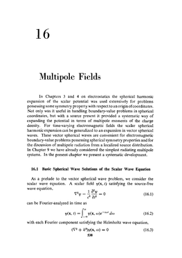 Classical Electrodynamics for the First Few Values of I the Explicit Forms Are